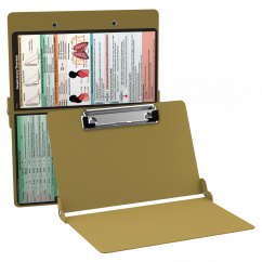 WhiteCoat Clipboard® - Tactical Brown Respiratory Edition
